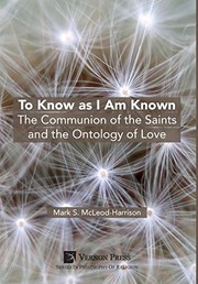 Cover of To Know as I Am Known by Mark McLeod-Harrison
