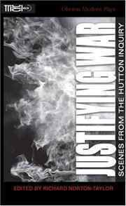 Cover of Justifying War by Richard Norton-Taylor