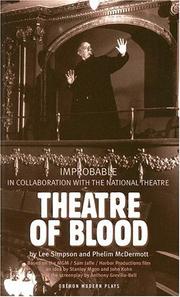 Front cover of THEATRE OF BLOOD by LEE SIMPSON