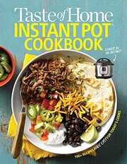 Front cover of Taste of Home Instant Pot Cookbook by Taste of Taste of Home