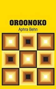 Cover of Oroonoko by Aphra Behn