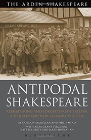 Cover of Antipodal Shakespeare by Gordon McMullan