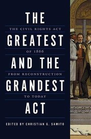 Front cover of The Greatest and the Grandest Act by Christian G. Samito