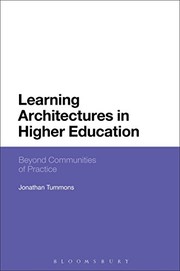 Cover of Learning Architectures in Higher Education by Jonathan Tummons