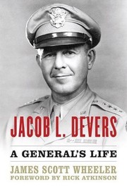 Cover of Jacob L. Devers by James Scott Wheeler