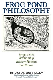 Cover of Frog Pond Philosophy by Strachan Donnelley