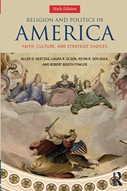 Cover of Religion and Politics in America by Allen D. Hertzke