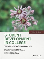Cover of Student Development in College by Lori D. Patton