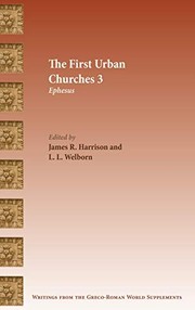 Front cover of The First Urban Churches 3 by James R. Harrison