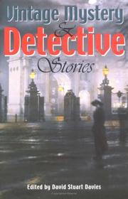 Cover of Vintage Mystery and Detective Stories by David Stuart Davies