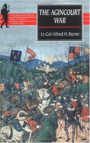 Front cover of The Agincourt war by Alfred Higgins Burne