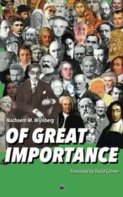 Front cover of Of Great Importance by Nachoem M. Wijnberg