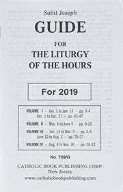 Front cover of Saint Joseph Guide for the Liturgy of the Hours by Catholic Book Publishing