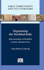 Front cover of Negotiating the Disabled Body by Anna Rebecca Solevåg