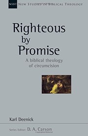 Cover of Righteous by Promise by Karl Deenick