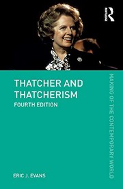 Cover of Thatcher and Thatcherism by Eric J. Evans
