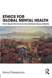 Front cover of Ethics for Global Mental Health by Elena Cherepanov