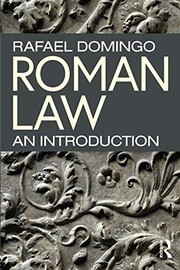 Cover of Roman Law by Rafael Domingo
