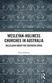 Front cover of Wesleyan-Holiness Churches in Australia by Glen O'Brien