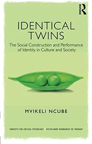 Cover of Identical Twins by Mvikeli Ncube