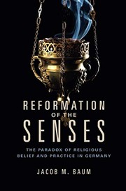 Front cover of Reformation of the Senses by Jacob M. Baum