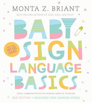 Front cover of Baby sign language basics by Monta Z. Briant