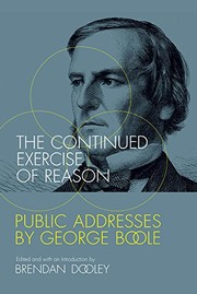 Front cover of The Continued Exercise of Reason by Brendan Dooley