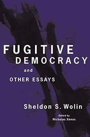 Cover of Fugitive Democracy by Sheldon S. Wolin