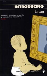 Cover of Introducing Lacan, 3rd Edition (Introducing) by Darian Leader