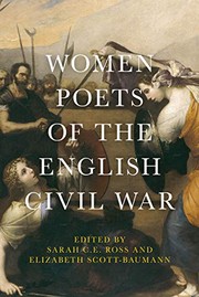 Front cover of Women poets of the English Civil War by Sarah C. E. Ross