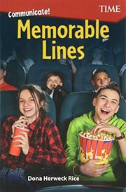Cover of Communicate! Memorable Lines by Dona Herweck Rice