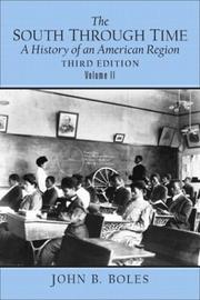 Cover of The South Through Time by Boles, John B.