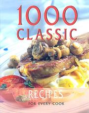 Front cover of 1,000 classic recipes from around the world by Jo-Anne Cox