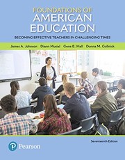 Front cover of Foundations of American education by James A. Johnson