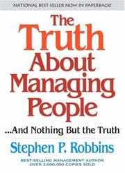 Cover of The Truth About Managing People...And Nothing But the Truth by Stephen Robbins