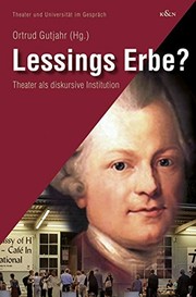 Front cover of Lessings Erbe? by Ortrud Gutjahr