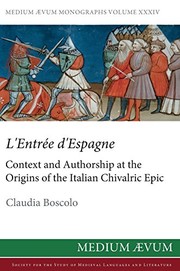 Cover of L'Entree d'Espagne by Claudia Boscolo