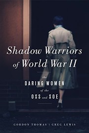 Front cover of Shadow Warriors of World War II by Gordon Thomas