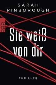 Front cover of Sie weiß von dir by Sarah Pinborough