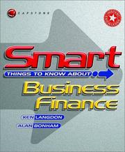 Front cover of Smart things to know about business finance by Ken Langdon