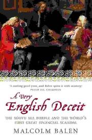 Cover of A very English deceit by Malcolm Balen