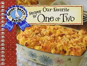 Front cover of Our Favorite Recipes for One or Two w/Photo Cover by Gooseberry Patch