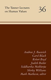 Front cover of The Tanner Lectures on Human Values by Mark Matheson