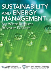 Front cover of Sustainability and Energy Management for Water Resource Recovery Facilities by Water Environment Federation