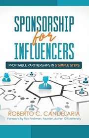 Front cover of Sponsorship for Influencers by Roberto  C. Candelaria