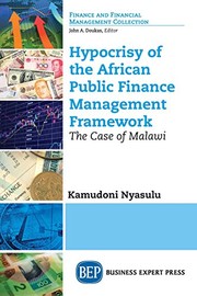 Front cover of Hypocrisy of the African Public Finance Management Framework by Kamudoni Nyasulu