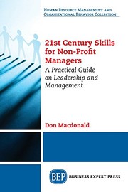 Cover of 21st Century Skills for Non-Profit Managers by Don MacDonald