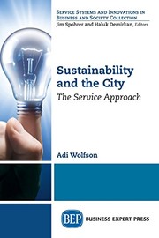 Front cover of Sustainability and the City by Adi Wolfson