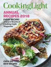 Cover of Cooking Light Annual Recipes 2018 by The Editors of Cooking Light