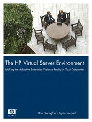 Cover of The HP virtual server environment by Dan Herington